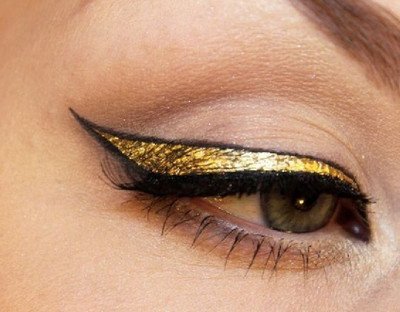 GFSU - GO FOR SOMETHING UNIQUE Line Art Diamond Shiny Gold Liquid Eyeliner Gold . 1.5 g(Gold)