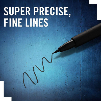 MYEONG Smudge Resistant Lightweight Quick Drying Photo Ready Matte Line Eye Liner 1.2 g(BLACK)