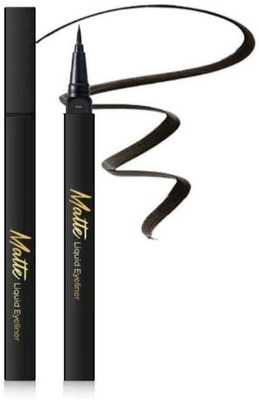MYEONG Quick Drying Smudge Resistant Waterproof Matte Art Liner 1.5 ml(BLACK)