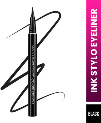 COLORESSENCE Ink Stylo Sketch Pen Eyeliner | Waterproof Formula for Perfect Winged Eye Makeup 1 g(Black)