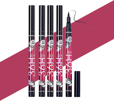 RED4 36H Liquid Waterproof Lash Eyeliner Pencil 5 4 ml(Black)