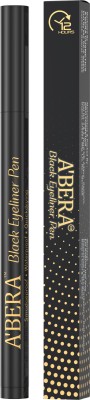 A'BERA BLACK EYELINER PEN|Quick Drying| 12Hrs Long Lasting|Water Proof| Smudge Proof| 1.1 ml(Black, Matte Finish)