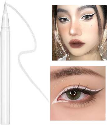 BLUEMERMAID White Sketch Pen Eyeliner, Waterproof, Non-Transfer & Smudge proof 2 ml(WHITE)