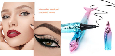 Sheny Fish Shape Pencil Eyeliner - Black 10 g(BLACK)
