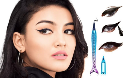 Sheny PERFECT EYE MAKEUP FISH SHAPE LINEAR FOR WOMANS AND GIRLS 5 ml(black)