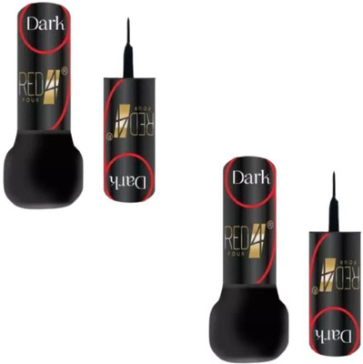 RED4 R4 eyeliner pack of 2 10 ml(black)