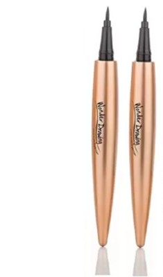 Facejewel 24HRS Liquid Black Eyeliner Sketch Pen Waterproof & Smudge proof 3 g(PACK-02)