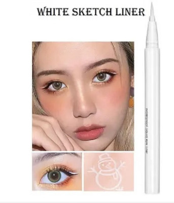 Arcanuy color White color liquid eyeliner Sketch Liner 3 g(white)