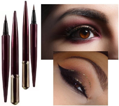 Emijun SHINY AND SHIMMER DIAMOND LONG LASTING BROWN EYE LINER COMBO 3 g(BROWN)