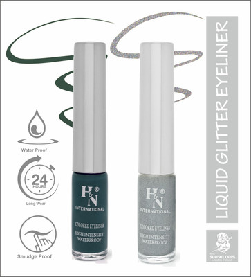HIGHLIGHT NAILS EL1-CB (EL1-01 ) ( EL1-14)_HH 6 ml(ARABIAN GREEN::SILVER)