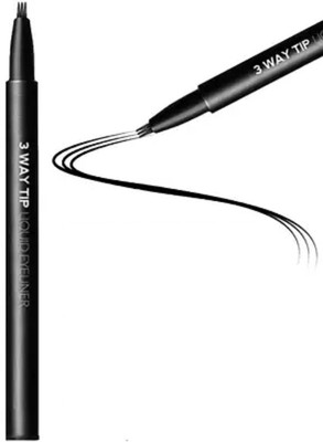 GABBU Tattoo Eyebrow Pen Four Tips Long-Lasting Waterproof Brow 1 ml(black)