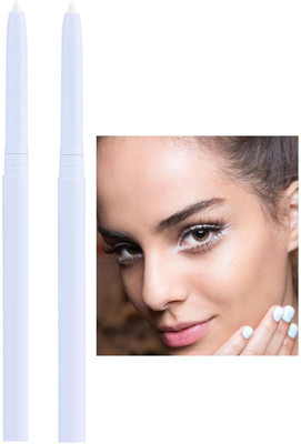 Luster Shine Multi purpose white Crayon kajal, eyeliner smudge proof & waterproof 4 g(White)