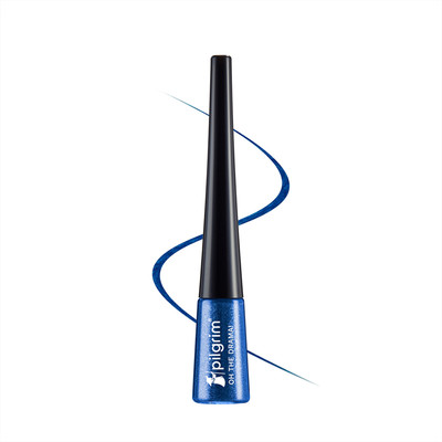 Pilgrim Oh The Drama! Blue Rebel Metallic Eyeliner|Rich Vibrant Colour|Water Resistant 3.5 ml(Blue Rebel 22)