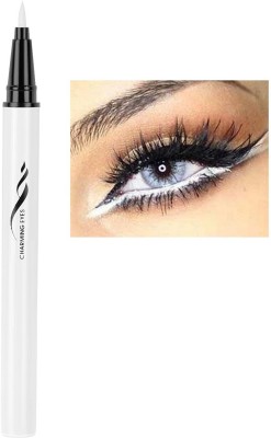 GFSU - GO FOR SOMETHING UNIQUE White Super Waterproof Long Lasting Eye Liner Pen 3 ml(White)