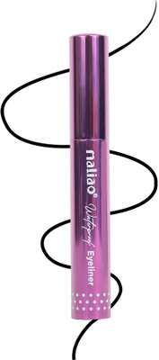 maliao Waterproof Liquid Eyeliner - Smudge-Proof, Long-Lasting Intense Black 6ml 6 ml(BLACK)