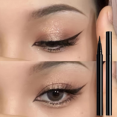 GABBU Quick-Drying And Smooth Application, Waterproof Eyeliner Pen Easy To Apply 2.5 g(Black)