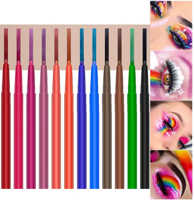 SEUNG NEW /set Makeup Matte Eyeliner Pencil WaterProof 12 g(MULTICOLOR)