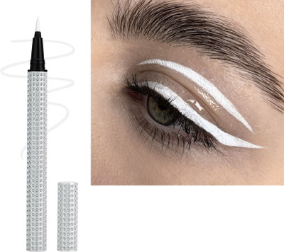 GULGLOW99 Long Stay Highly Pigmented Matte Finish, Light Weight,Sketch Pen 0.35 g(WHITE)