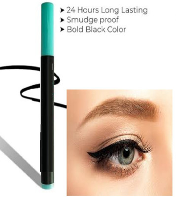 Luipui best black eye liner pack of 1 waterproof 3 ml(black)