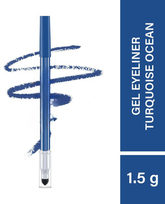 Richee Play n Blend Gel Eyeliner | One Stroke Application 1.5 ml(TURQUOISE)