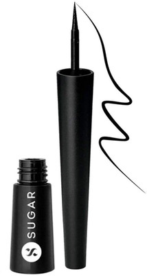 SUGAR Cosmetics Gloss 24HR Eyeliner 2.5 ml(01 Back In Black)