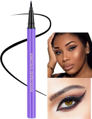 REIMICHI Drying Long Lasting Matte Smooth Easy To Color Liquid Eyeliner Pen 1.2 g(BLACK)