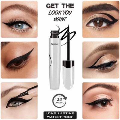 REIMICHI Long Lasting Deep Black Water Proof Eyeliner 6 ml(black)