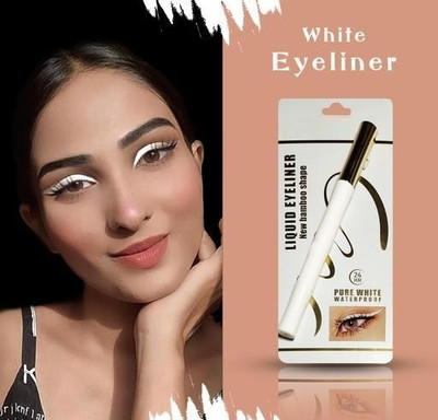 MYEONG Intense Pure White Pigment, Lightweight & Quick Drying Formula Eyeliner 1.5 g(white)