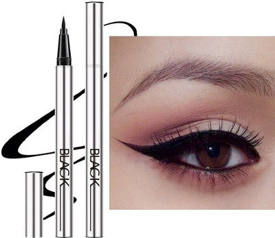 GULGLOW99 Korean Waterproof And Long Wearing Bold Felt Tip Pen Glossy Eyeliner 2 g(BLACK)