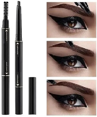 luzimaisa Professional Eyebrow Pencil & Brush(Black) 1 g(black)