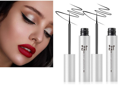 Emijun Smudge Proof, Water Resistant, Highly Pigmented eye liner 6 ml(BLACK)
