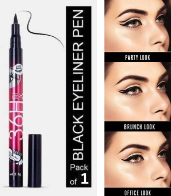 Hidden Beauty 36H Precision Liquid Waterproof Lash Eyeliner Pencil || Sketch Eye Liner (Black) 10 ml(Black)