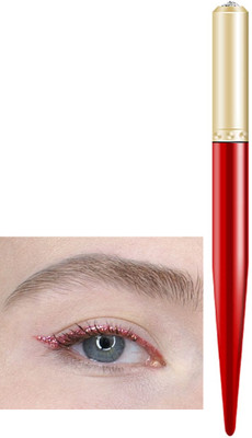 Latixmat Red Eyeliner for Long Lasting Stay,Transfer Proof Shimmer 1.5 g(Red)