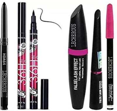 Winble 2 eyeliner +kajal +3into 1 mascara 100 ml(multi)