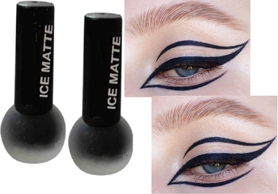 CATERINACHIARA SUPER ICE MATTE WATER PROOF EYELINER COMBO 4 ml(BLACK)