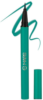 MARS City Strokes Charming Eyes Liquid Eyeliner Smooth Glide Long-lasting Eyeliner 1 ml(Green)