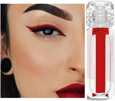 FLORERO Waterproof Velvet Matte Red Liquid Eyeliner 3.5 ml(RED)