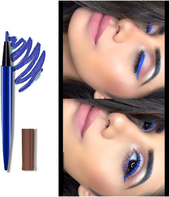YAWI matte finish liner for girls makeup base look 2.5 g(BLUE)