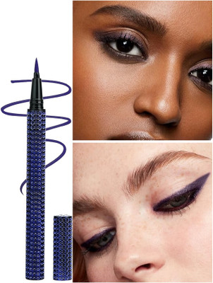EVERERIN Fabulous Blue Eyeliner| Intense Color Payoff |Quick Drying Formula |Long Lasting 3.5 ml(INK BLUE)