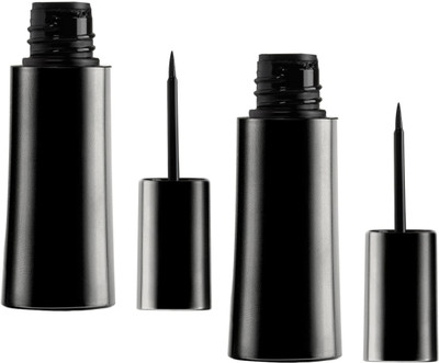 GABBU New Liquid Eyeliner Natural Black Finish Long Lasting Quick Drying 20 ml(black)