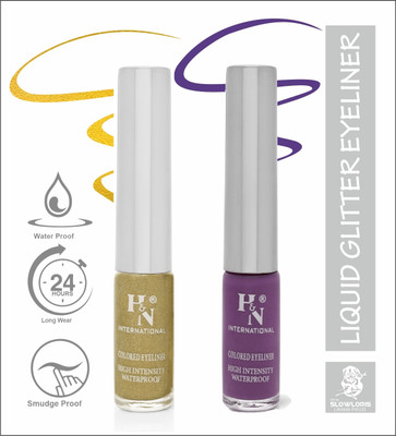 HIGHLIGHT NAILS HN-EL1-CB (EL1-07 ) ( EL1-12) 6 ml(GLITTER GOLDEN::PLUM)