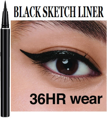 USBK DRAMATICK LOOK BLACK SKETCH EYELINER WITH NATURAL LOOK 2 g(BLACK)
