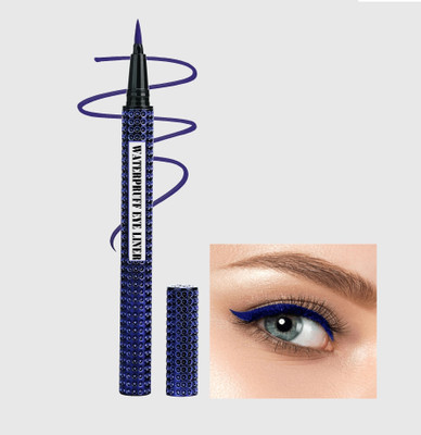 Yuency Precise Fine Tip for Smooth Application Fabulous Blue Eyeliner 0.35 ml(Blue)