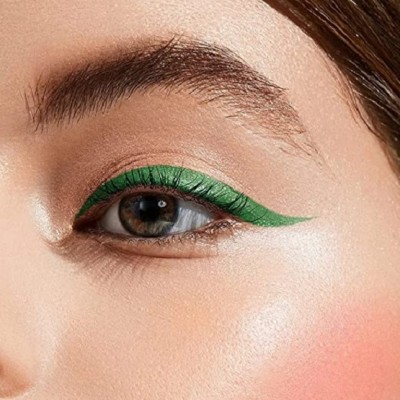 FELICECHIARA Pen Make Up Eye Makeup Waterproof Green Bold pen sketch eye liner smudge proof 5 g(GREEN)