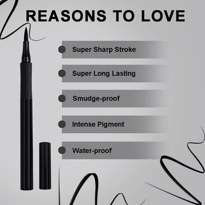 GFSU - GO FOR SOMETHING UNIQUE Sketch pen eyeliner smooth finish 1.5 ml(black)