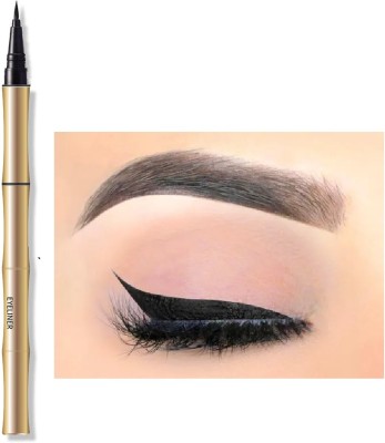 Latixmat waterproof long lasting eyeliner Bamboo Jet Black Eye Liner for girls and women 1.5 g(Black)