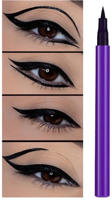 tanvi27 Quick Drying Long Lasting Matte Smooth Easy To Color Liquid Eyeliner Pen 1.5 ml(PURPLE)