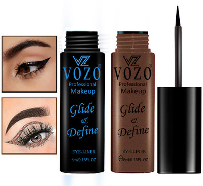 VOZO Eye Definer Infusion Essential Liquid Eyeliner 10 ml(Black, Copper)