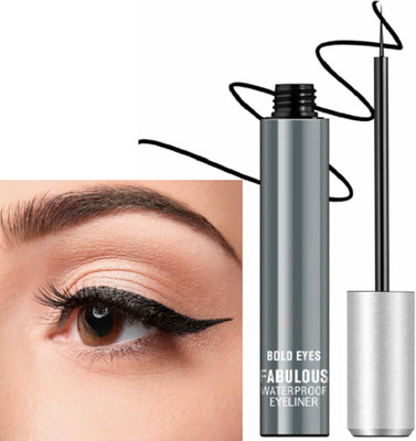 Arcanuy Eyeliner glossy matte look water proof liner 6 ml(black)