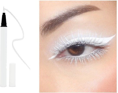 BLUEMERMAID PROFESSIONAL LOOK WHITE SKETCH EYE LINER WITH DRAMATICK LOOK 3 g(WHITE)